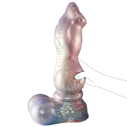 Image of 16.1 Inch Huge Thick Fantasy Knot Dildo, XXXL Long Big Giant Dildo | 4.6'' Diameter, Monster, Strong Suction Cup, Silicone Penis, For G-spot Anal Play, Adult Sex Toys, For Advanced Women Men