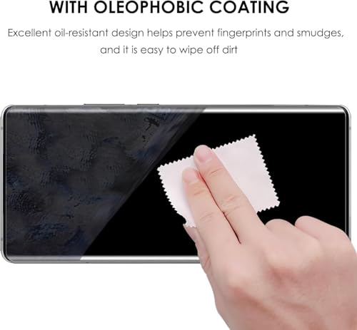 Image of SHILD Premium UV Tempered Glass Screen Protector for Vivo V27 / V27 Pro 5G (6.78 Inch) - Full Adhesive, UV Curved Edge, HD Clarity, 9H Hardness, Fingerprint Unlock Compatible, Case Friendly - Pack of 1