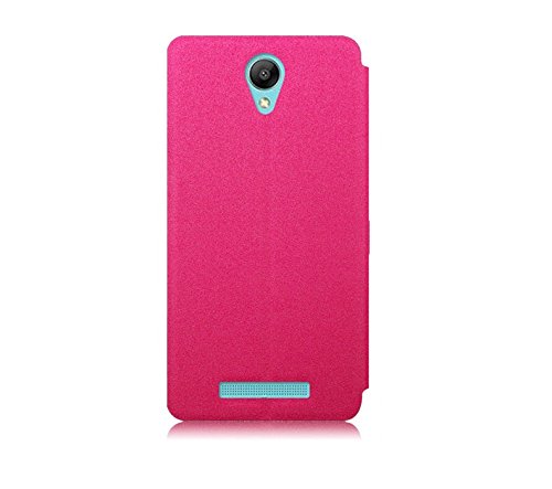 Image of Heartly goldsand Sparkle Luxury pu Leather Window Flip Cover Stand Back Cover Case for xiaomi redmi Note 2 Dual sim - Cute Pink