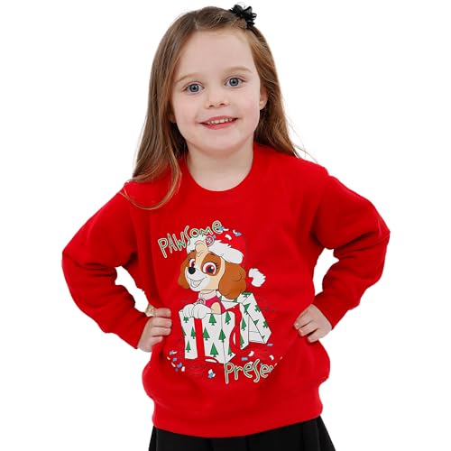Paw Patrol Christmas Jumper | Skye Girls Xmas Jumper | Childrens Christmas Jumpers | Sizes 4-82
