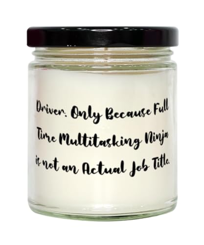 Epic Driver Gifts, Driver Sarcastic Birthday Scent Candle for Colleagues from Coworkers, Gift Ideas for Friends, Best Gifts for Friends, What to Get Your Best Friend