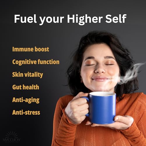 HIGHER SELF™ Mushroom Coffee Ultimate Focus & Immune Support Blend with 40% IgG Colostrum, Organic Arabica, Lion's Mane, Reishi, Chaga, L-Theanine and Frankincense for Immune Support, Focus, Energy, Mood and Gut Health | 7oz. 40 servings - Image 4