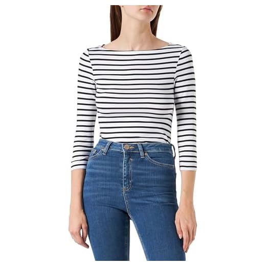 25 Chic Casual Outfits with Jeans and a Blazer - Your Ultimate Everyday Style Guide Striped T-Shirt