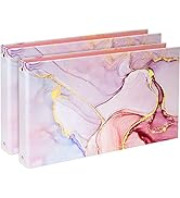 Legal-Size Binders, for 8.5 x 14 Paper, 3 Ring Binder 1 Inch, Landscape Spreadsheet Binder with E...