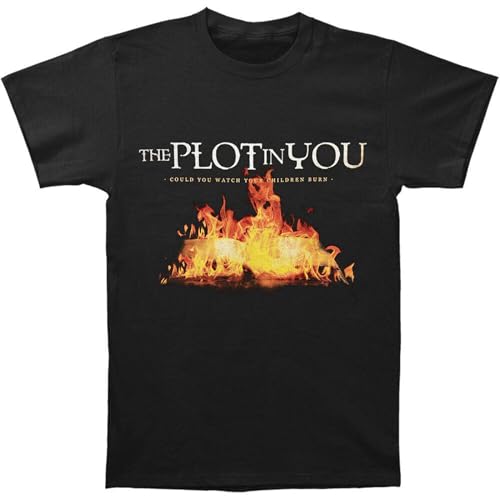 SIMOROL Men's Plot in You Men's Album T-Shirt T-Shirt Black 3XL