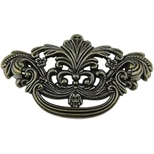 4-Pack 3" C-C Vintage Style Bail Dark Antique Bronze Drawer Pull Cabinet Handle Dresser Pulls Kitchen Hardware 76 mm Centers 4