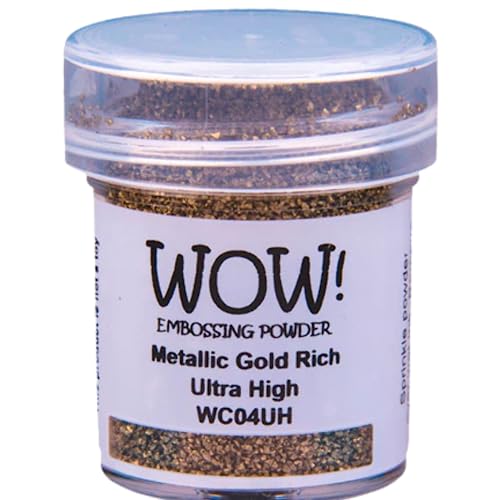 Wow Embossing Powder Ultra High 15ml-Metallic Gold Rich