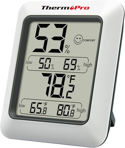 Image of LABART ThermoPro TP50 Digital Hygrometer Indoor Thermometer Room Thermometer and Humidity Gauge with Temperature Monitor