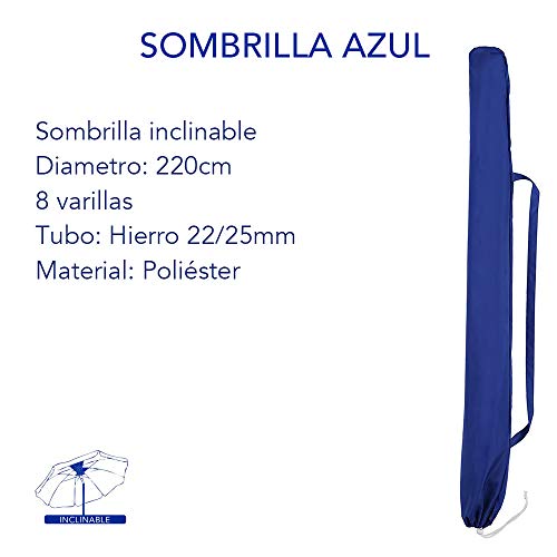 Arcoiris Parasol voor strand, aluminium, zonwering, UPF+50 - Afbeelding 3