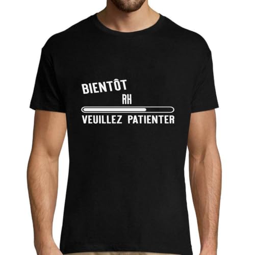 T-Shirt Homme RH Bientot cadeau fete des peres original et rigolo