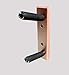 KR Ideas Horizontal Wall Mount for a Hockey Sticks (Made in The USA) (Brown)