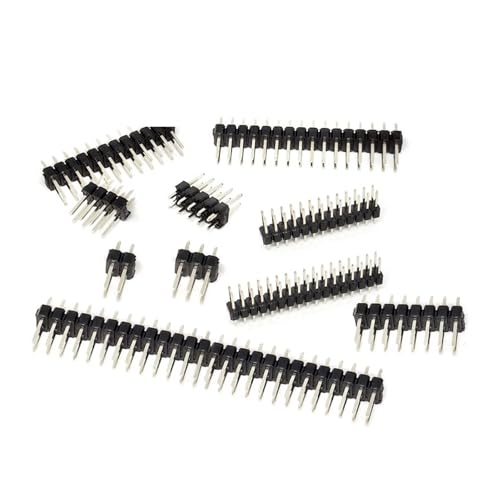 50/20/10�� 2.54mm �P�� �I�X 1/2*40P PCB�{�[�h �s���w�b�_�[ �R�l�N�^ �X�g���b�v �s���w�b�_�[ 2/3/4/5/6/8/10/12/20/40�s��(1X4Pin (50PCS))