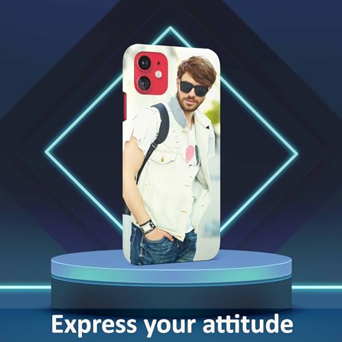 Image of Custom Design Back Cover for Samsung Galaxy A34, Upload Your Photo, Logo or Artwork & Type Name, Quote, Punches, Polycarbonate Hard Case for Boys and Girls