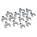 Grip 14 pc 1/2" Jumbo Crowfoot Wrench Set SAE