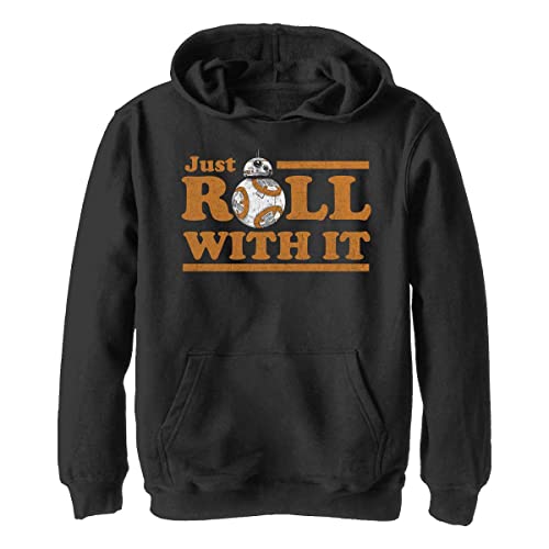 STAR WARS Boy's The Last Jedi BB-8 Just Roll Pull Over Hoodie