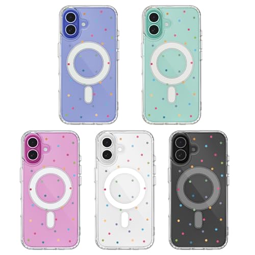 Coque iPhone 17 Pro MagSafe magnétique transparente antichoc Y2K - 6
