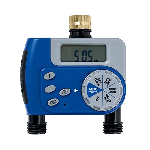 Orbit Dual Valve Digital Watering Hose Timer - Water Faucet Hose Bib Timer