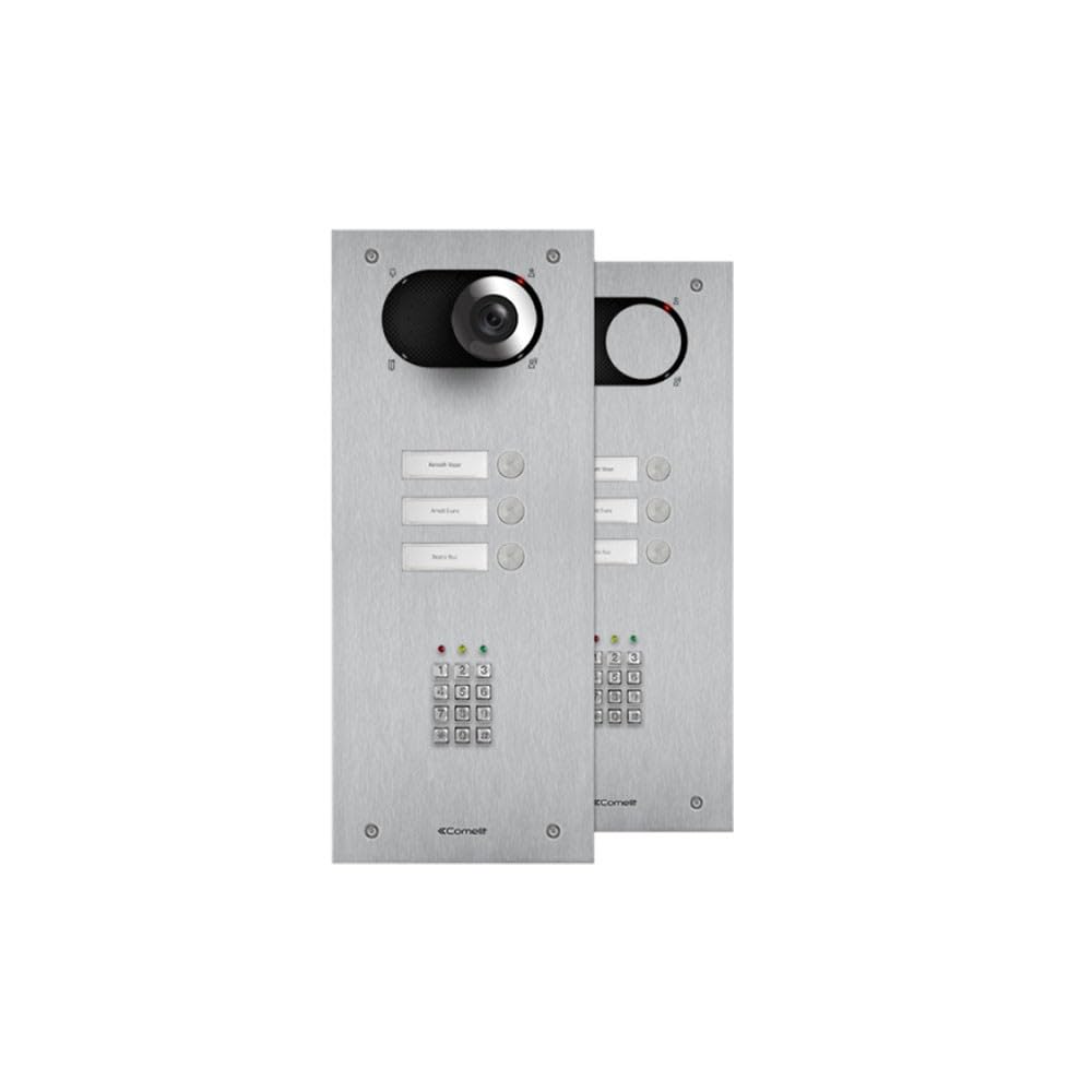 Panel Frontal para centralita de 3 pulsadores y Teclado electrónico - IX0103KP - Comelit