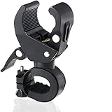  Zibnwee Fahrrad licht Halterung, Anti-Rutsch Vielseitige Universal 360 Grad rotierenden Fahrrad Radfahren Lenkerhalterung LED Taschenlampe Clamp Clip Lenkerklemmung Lampenhalter
