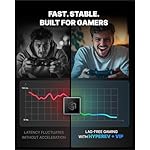 PRO WiFi6 Gaming Router,GearUP Booster Plugin with 1-Year Booster VIP,5GHz & 2.4GHz,Includes 2 Network Cables,Reduce ping and Pocket Loss,for All Console & PCs - Image 3