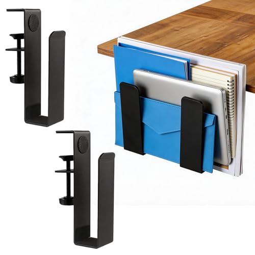 2 Bases Ajustables Para Laptop De Escritorio, Negro miniatura 1