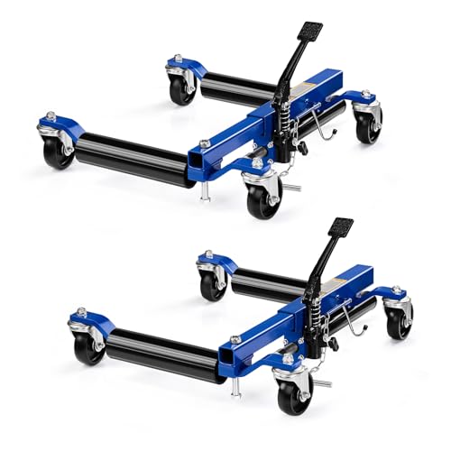 TUFFIOM Car Wheel Dolly Set of 2 Hydraulic 3000-lb