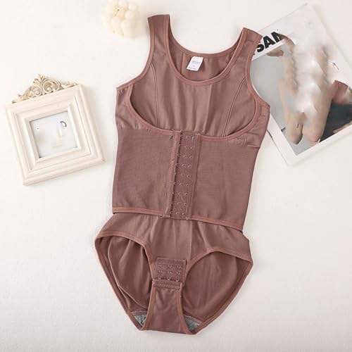 HGps8w Shapewear Bodysuits for Women Waist Trainer Seeveless Tummy Control Seamless Butt Lifter Thong Body Shaper3