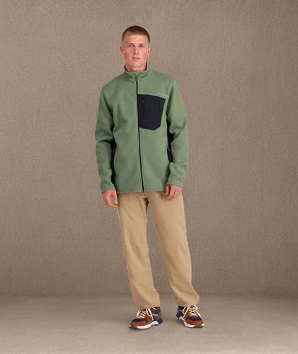 Image of Spyder Men's Bandit Hybrid Full Zip Mid Layer Jacket