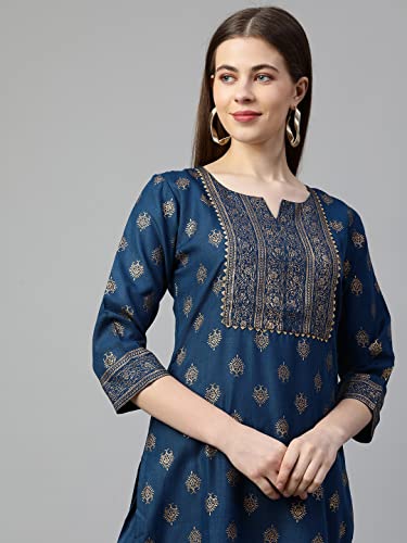 GoSriKi-Womens-Cotton-Regular-Kurta-with-Pant-Dupatta