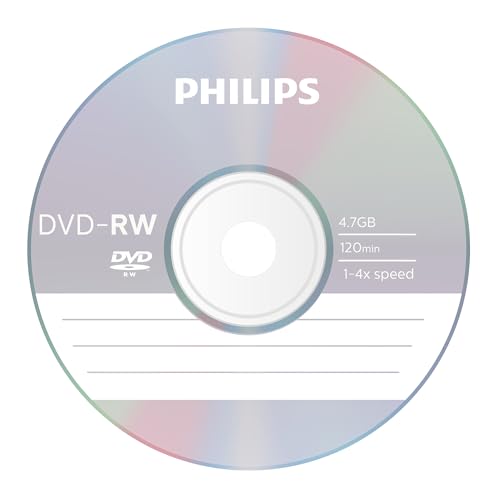 Philips DN4S4B10F 10 x DVD RW 4.7 Go 120 minutes 1x 4x spindle - vue 2