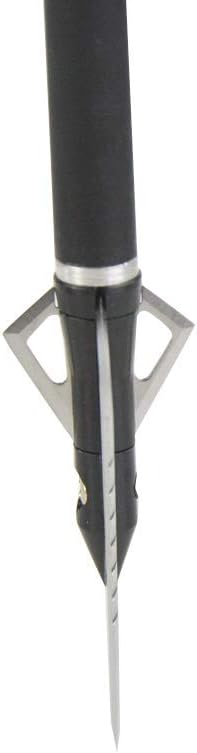 SHARROW Archery 6/12 pcs 100 Grain Broadheads Fixed Blades Arrowhead Screw-in Hunting Arrow Heads Arrow Tips for Crossbow Recurve Bow and Compound Bow