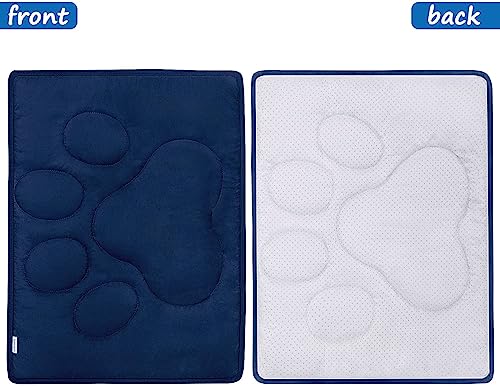 2 Pack Dog Crate Pad (23″x 36″), Dog Crate Mat with Anti-Slip Bottom, Dog Mats for Sleeping, Breathable Dog Crate Bed Kennel Pad, Washable Dog Bed Crate Mat, Navy&Grey 2 Pack Dog Crate Pad (23″x 36″), Dog Crate Mat with Anti-Slip Bottom, Dog Mats for Sleeping, Breathable Dog Crate Bed Kennel Pad, Washable Dog Bed Crate Mat, Navy&Grey