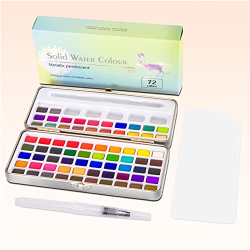 ZITFRI Acquerelli 72 Colori - 20 Colori Acquerello...