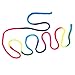 Gymnastics Arts Rope, 2.8m/110inch Rainbow Color Rhythmic Gymnastics Rope Solid Competition Arts Training Rope Nylon Jumping Training Rope for Artistic Exercise Fitness Training Rope