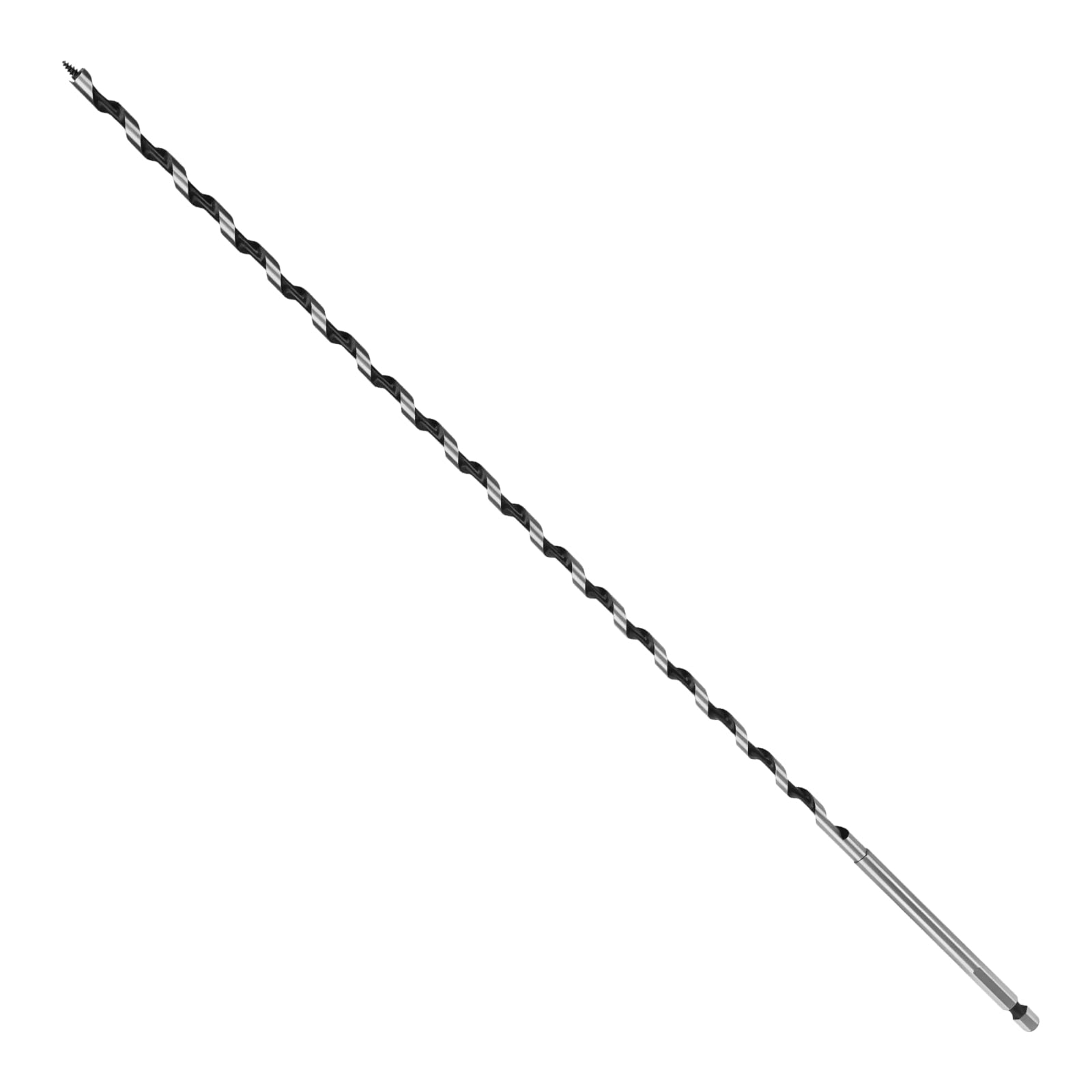 MOXPIFY Wood Auger Drill Bits, 6mm Timber Drill Bits 460mm Long Hex Shank, Extra Long Drill Bits Wood For Woodworking (6mm x 460mm)