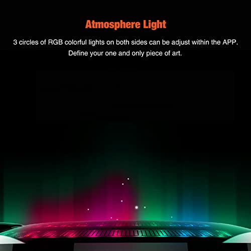 Inmotion V8F Electric Unicycle 16 Inch Wheel 21.8 Mph 35 Miles Mileage Self-Balancing Electric Scooter For Adults, Colorful Atmosphere Lamp, Built-In Speaker (Us Plug) #TOP3