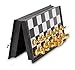 LQIAN 25cm Reise Magnetic Schach Set Klapp, Tragbares Und Pädagogisches Spiel Internationale Schachfiguren