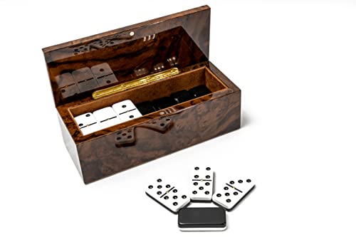 Juego de dominó italiano de lujo tamaño jumbo con caja artística miniatura 2