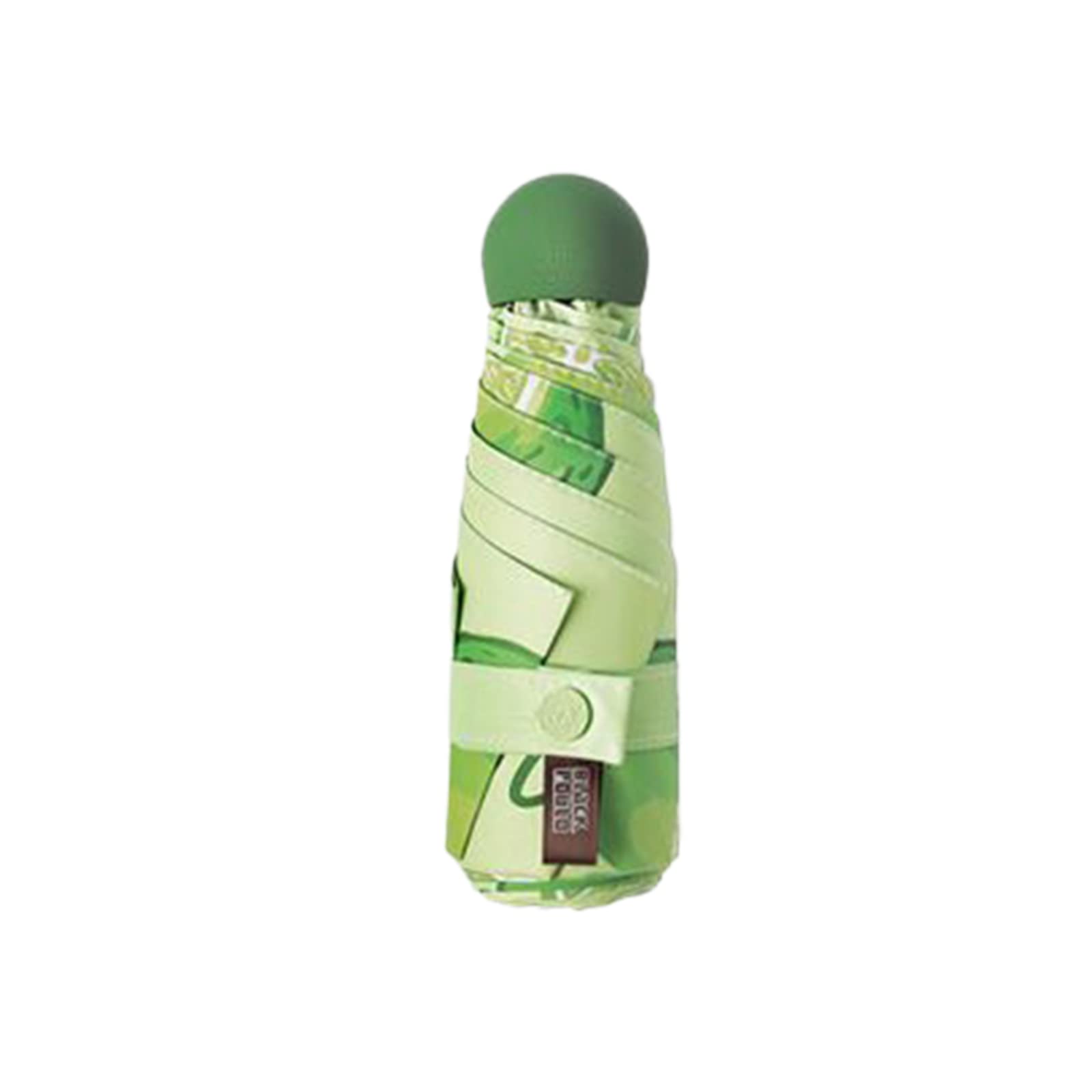 Paraguas de Viaje, sombrilla compacta y Liviana portátil, Paraguas Plegable liviano con Estuche cápsula para Paraguas para Hombres y Mujeres