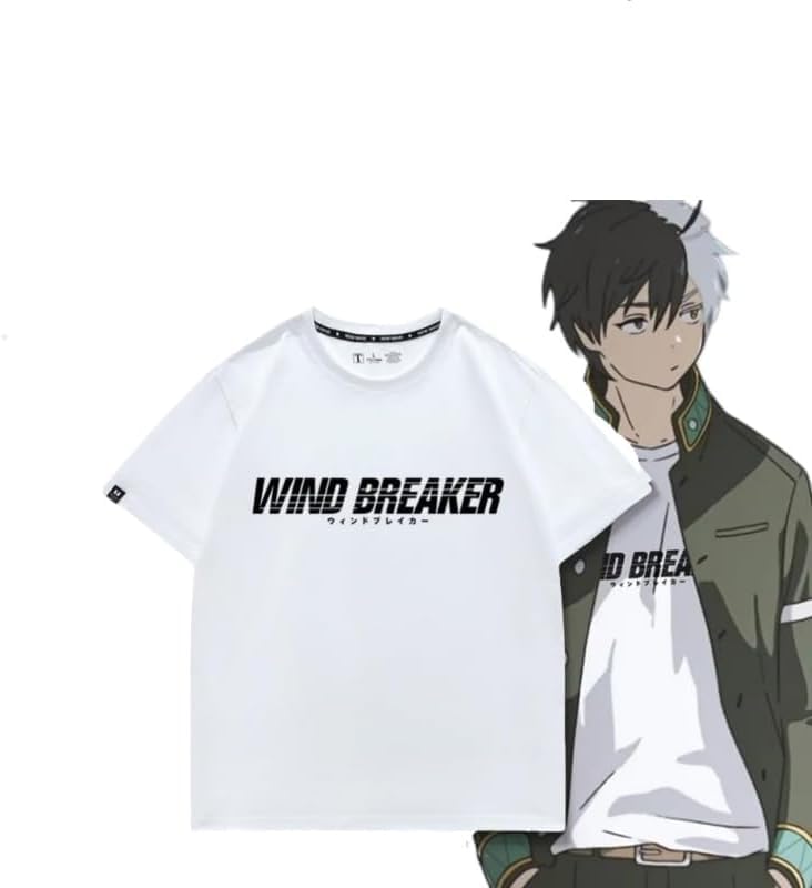 Amazon.co.jp: ウィンドブレイカー 桜遥 Tシャツ 半袖 夏服 グッズ 綿