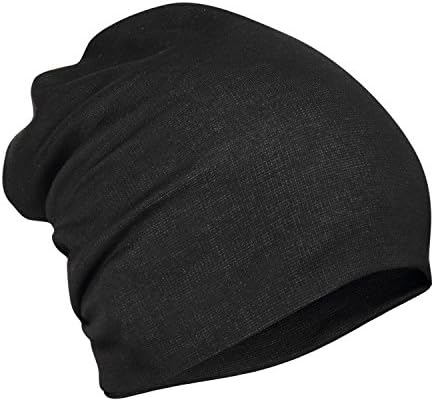 FabSeasons Cotton Blend Slouchy Beanie and Skull Cap for Summer, Winter, Autumn & Spring Season, Can be Used as a Helmet Cap Too