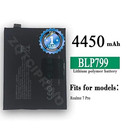 Image of Original BLP799 Battery for Realme X7 Pro /7 Pro Narzo 20 Pro Battery with 1 Year Warranty****(N230)