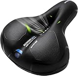 【Design creux respirant et adhésif réfléchissant】- Le design creux offre une ventilation et maintient la selle de vélo sèche et respirante. Réduisez la pression sur les hanches, évacuez la chaleur et la transpiration et assurez la circulation de l'air. Le design réfléchissant de la ceinture vous aide à rouler plus sûrement la nuit, ce qui vous permet de rouler plus confortablement et en toute sécurité.WAJI