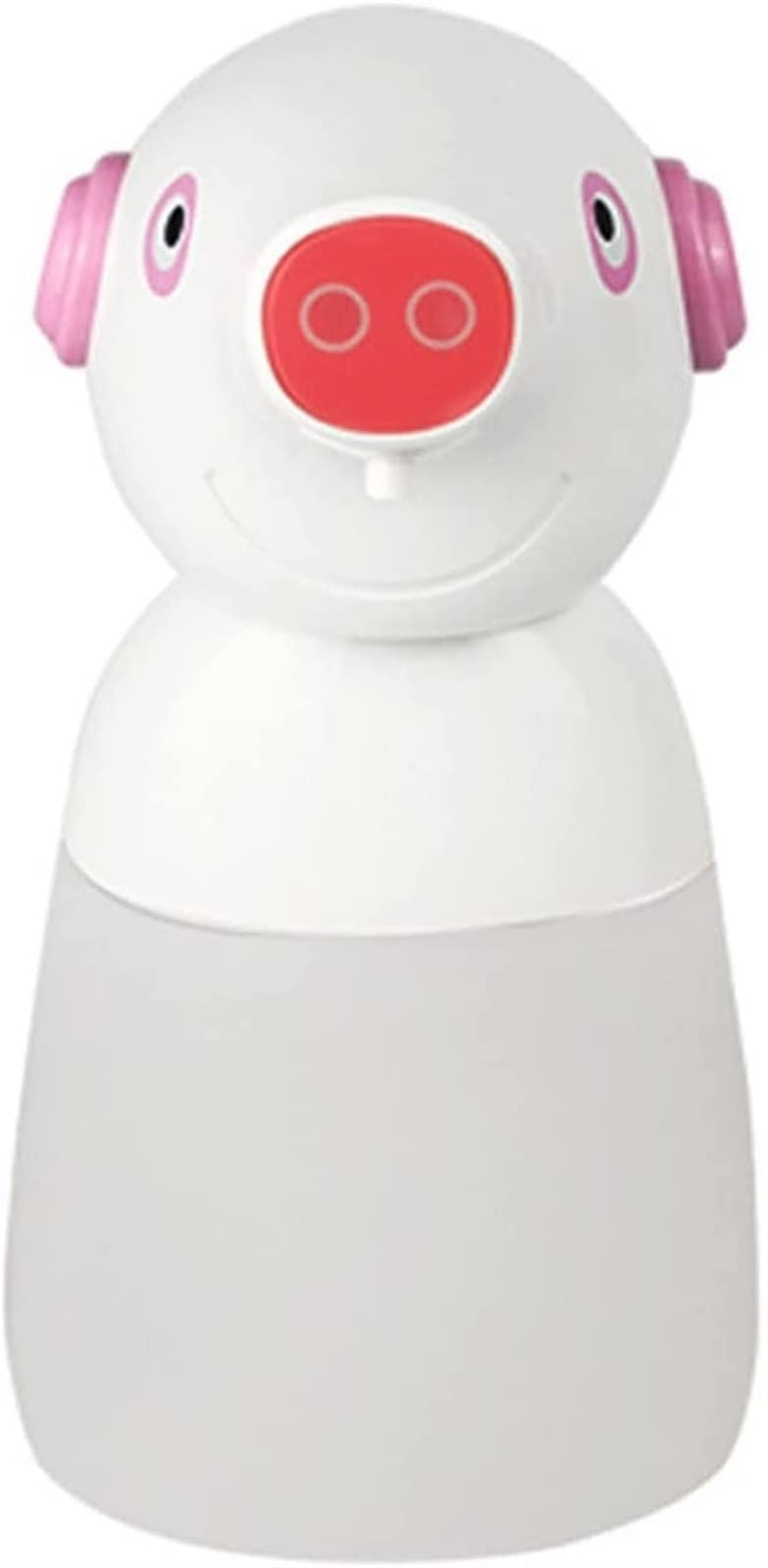 Rękojeść do mycia automatyczny czujnik piankowy dozownik mydła do rąk inteligentny dozownik do mydła kreskówka kuchnia przezroczysta (Color : Nero)