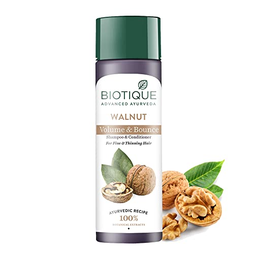 Bio Walnut Bark Frische Fahrstuhl Body Building Shampoo und Conditioner für feines und dünner werdendes Haar Cover