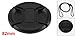 uxcell Univeral 82mm Dia Center Pinch Front Lens Cap for DSLR Camera