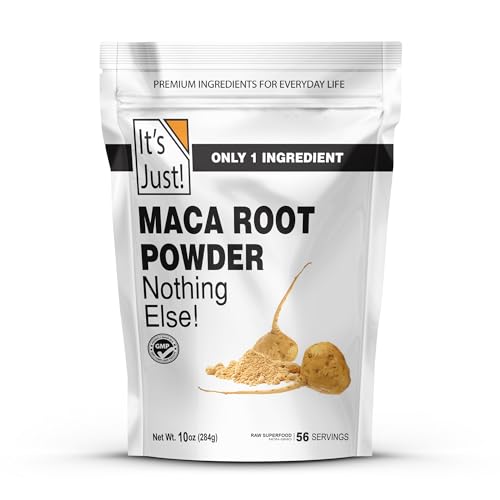 Its Just! - Yellow Maca Root Powder Product of Peru Raw Natural Superfood Gelatinized for Easy Disgestion Supports Immune Energy Health 10oz
