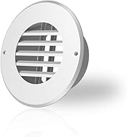 AC Infinity 4-Inch Wall-Mount Duct Grille Vent - Heavy-Duty Steel White for HVAC Ventilation, Grow Tents, Exhaust Fans