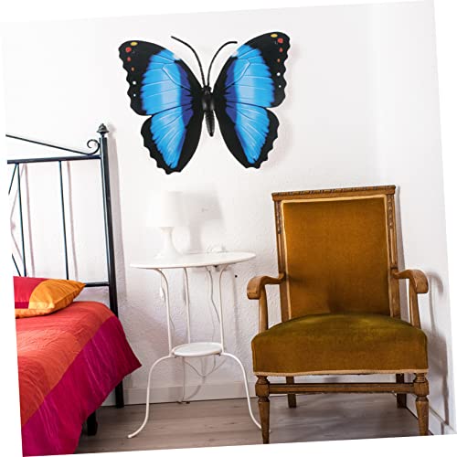 Veemoon Estátuas De Gramado De Borboleta De Jardim 3D Adesivos De Parede Artificiais Para Decoração