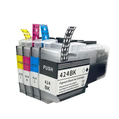 Cartouche d'encre LC424 compatible avec imprimante Brother MFC J4340DW